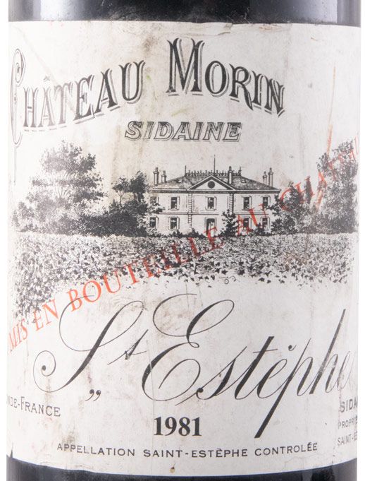 1981 Château Morin Sidaine L'Estèphe Saint-Estèphe tinto