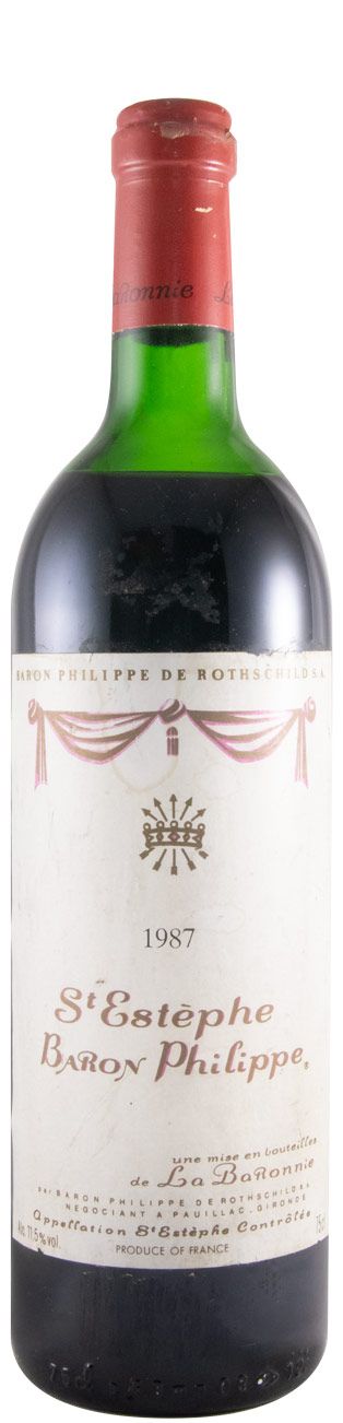 1987 Baron Philippe Rothschild La Baronnie Saint-Estèphe red