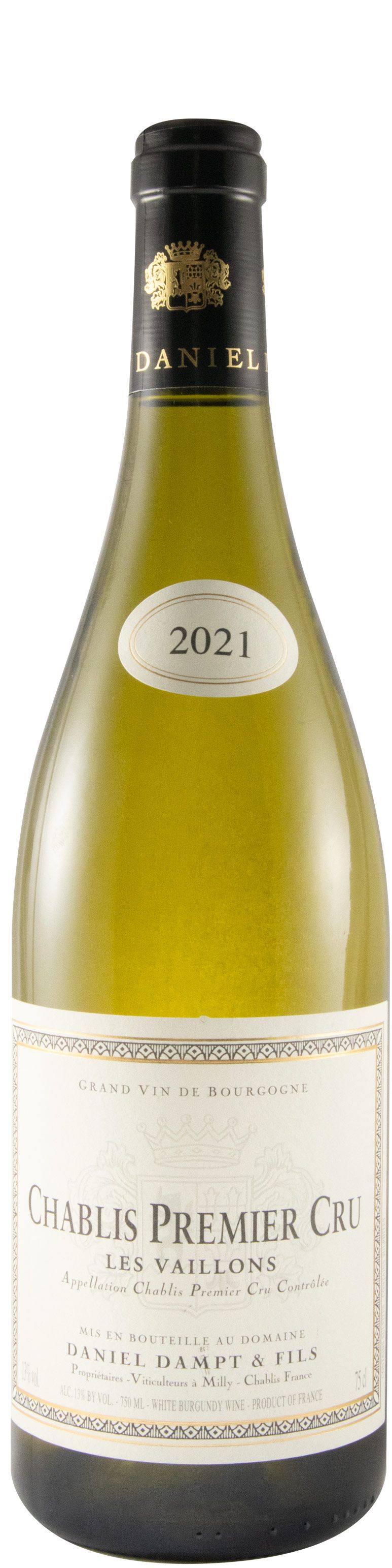 2021 Domaine Daniel Dampt Les Vaillons Premier Cru Chablis branco