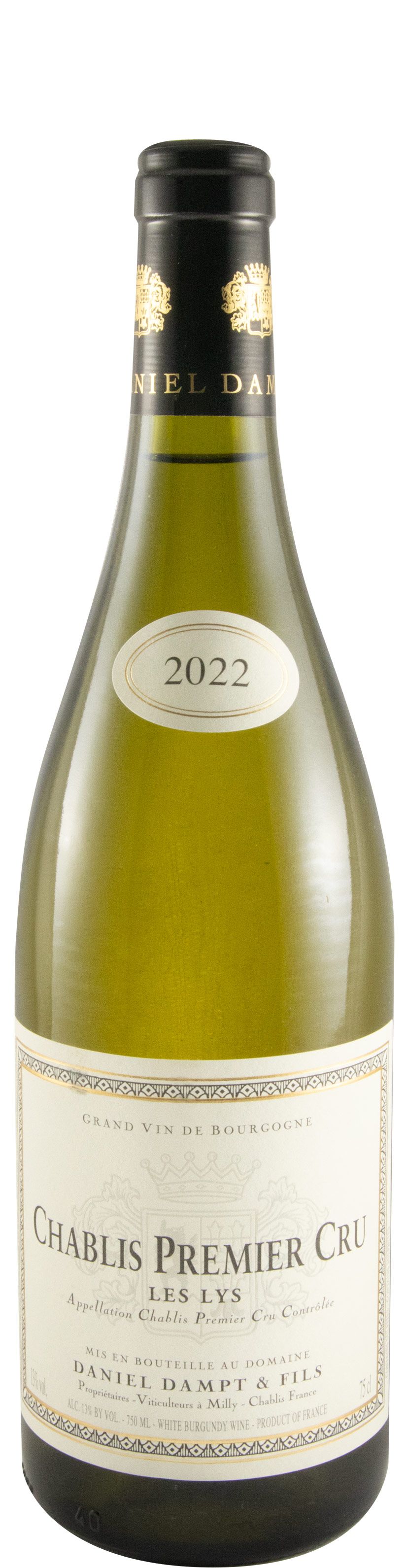 2022 Domaine Daniel Dampt Les Lys Premier Cru Chablis branco