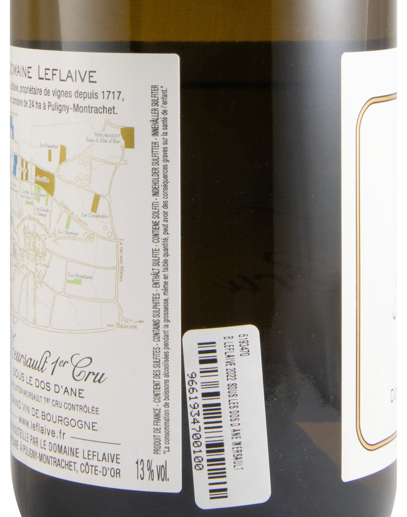 2022 Domaine Leflaive Sous le dos d'Ane Meursault branco