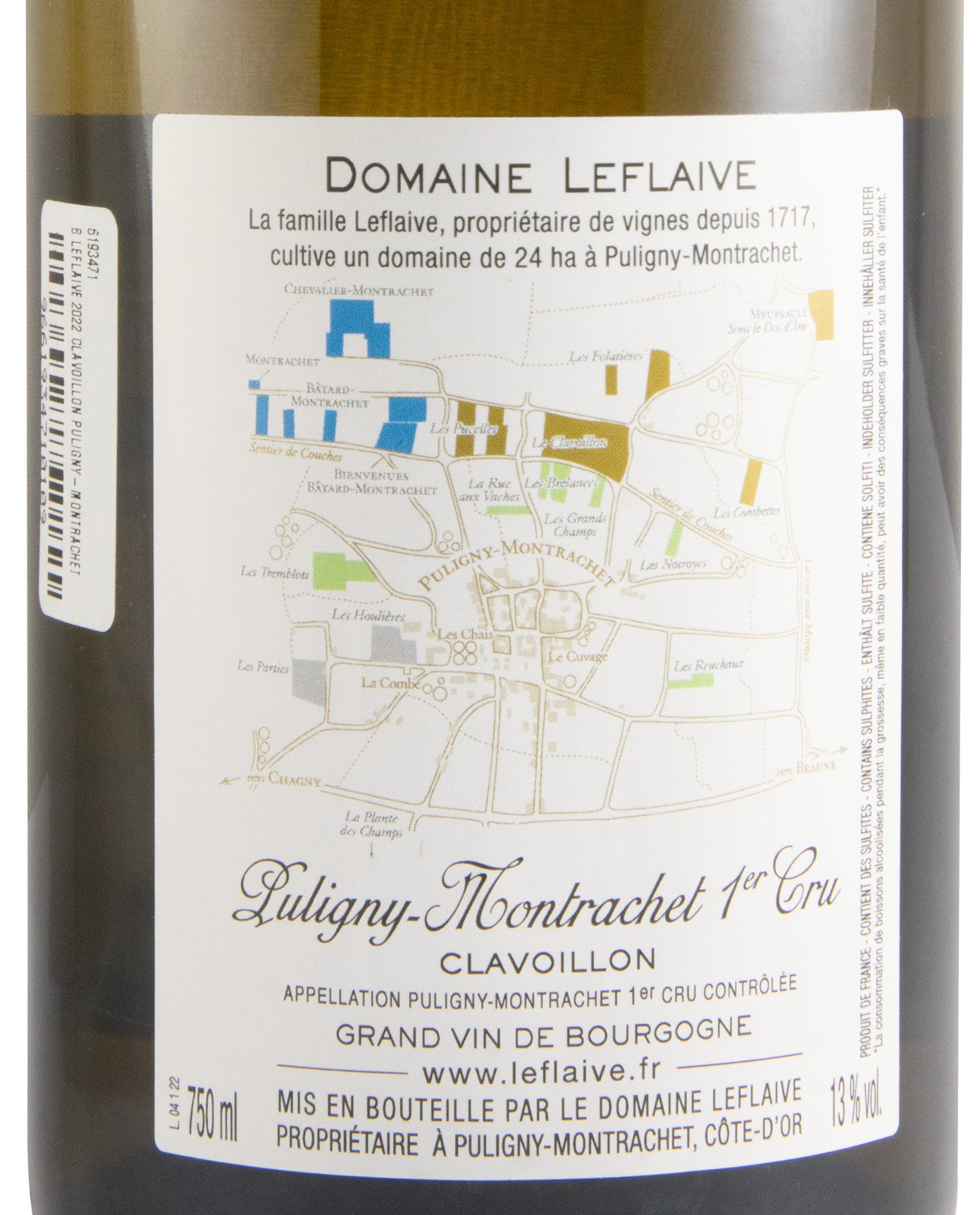 2022 Domaine Leflaive Clavoillon Puligny-Montrachet branco