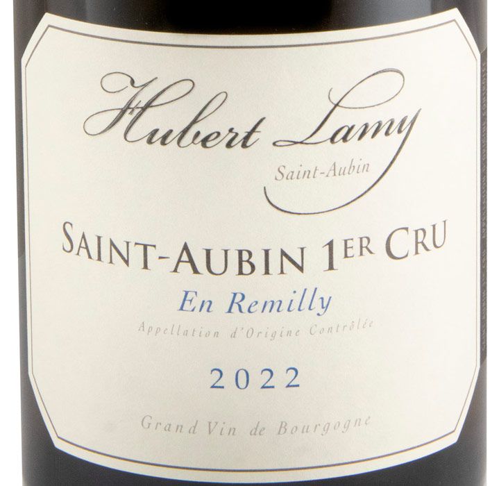 2022 Domaine Hubert Lamy En Remilly Premier Cru Saint-Aubin branco