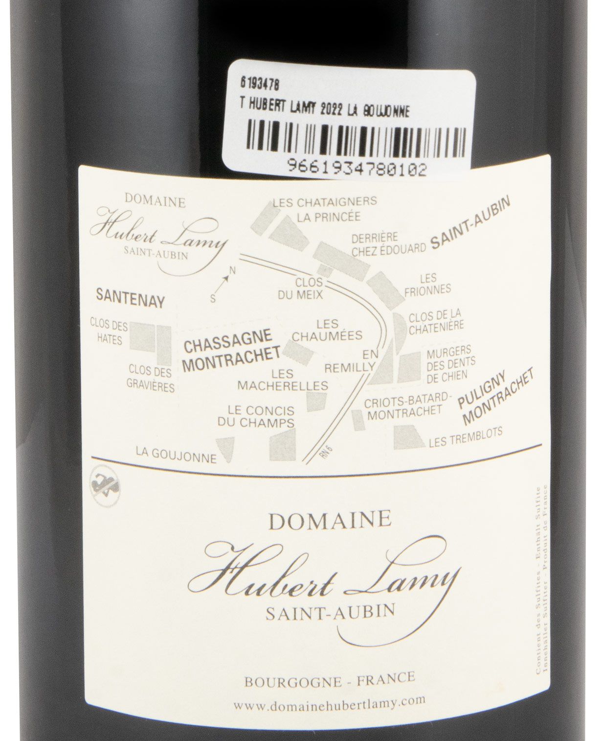 2022 Domaine Hubert Lamy La Goujonne Chassagne-Montrachet tinto