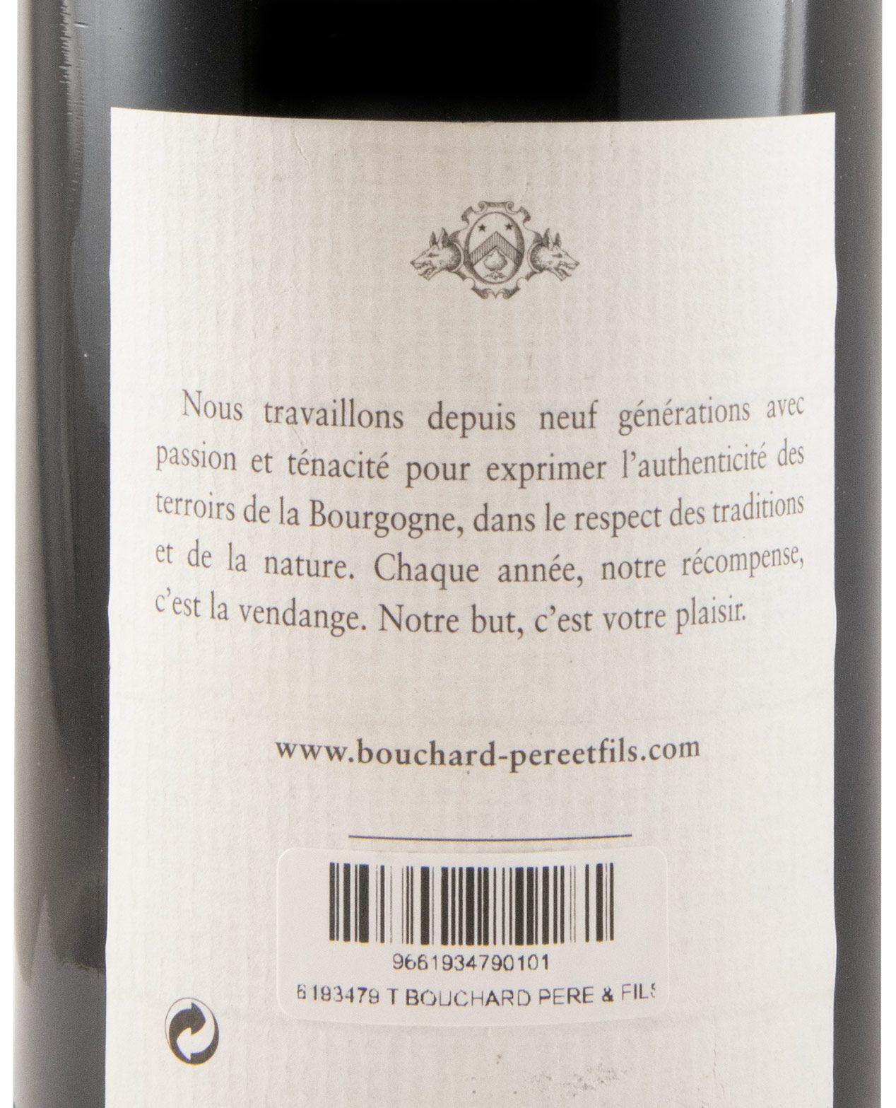 2003 Bouchard Père et Fils Les Cailles Nuits-Saint-Georges tinto