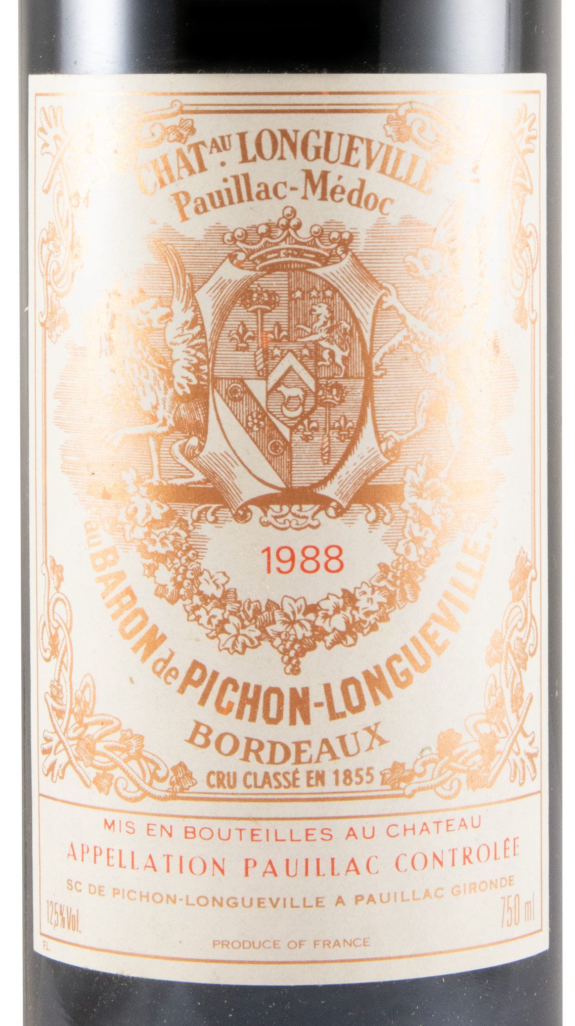 1988 Château Pichon Longueville Comtesse de Lalande Pauillac red