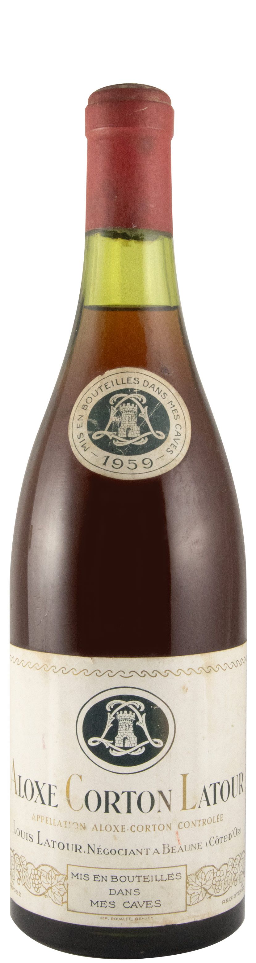 1959 Louis Latour Aloxe-Corton Latour Bourgogne tinto