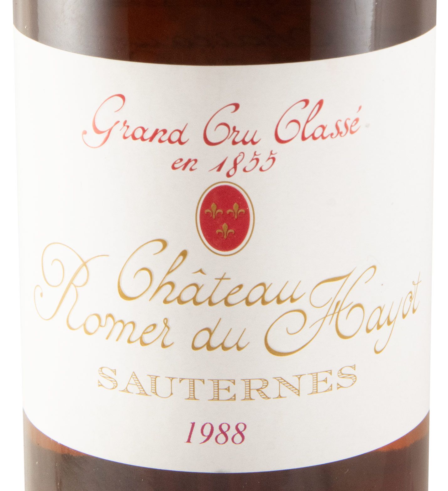 1988 Château Romer du Hayot Sauternes branco