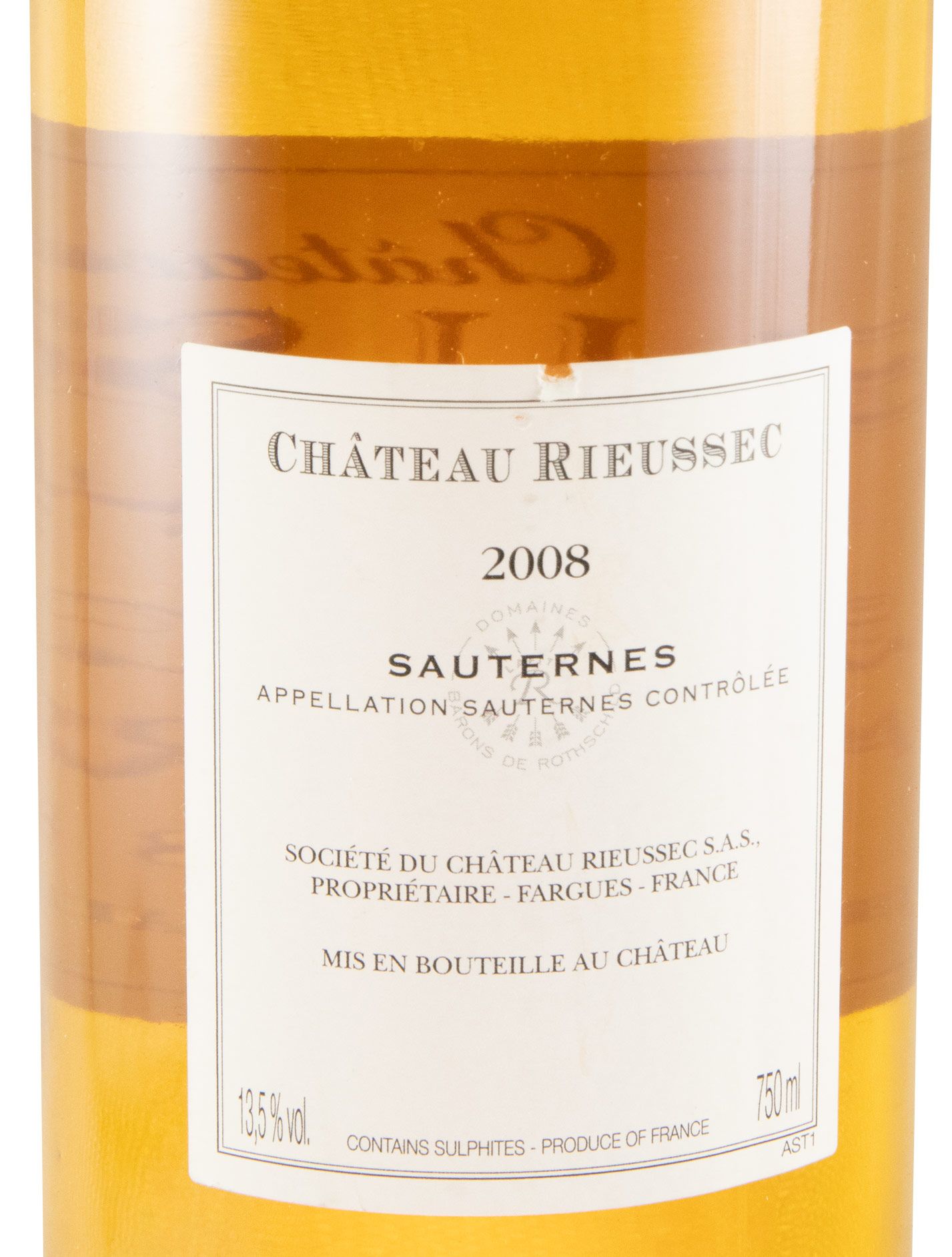 2008 Château Rieussec Sauternes white