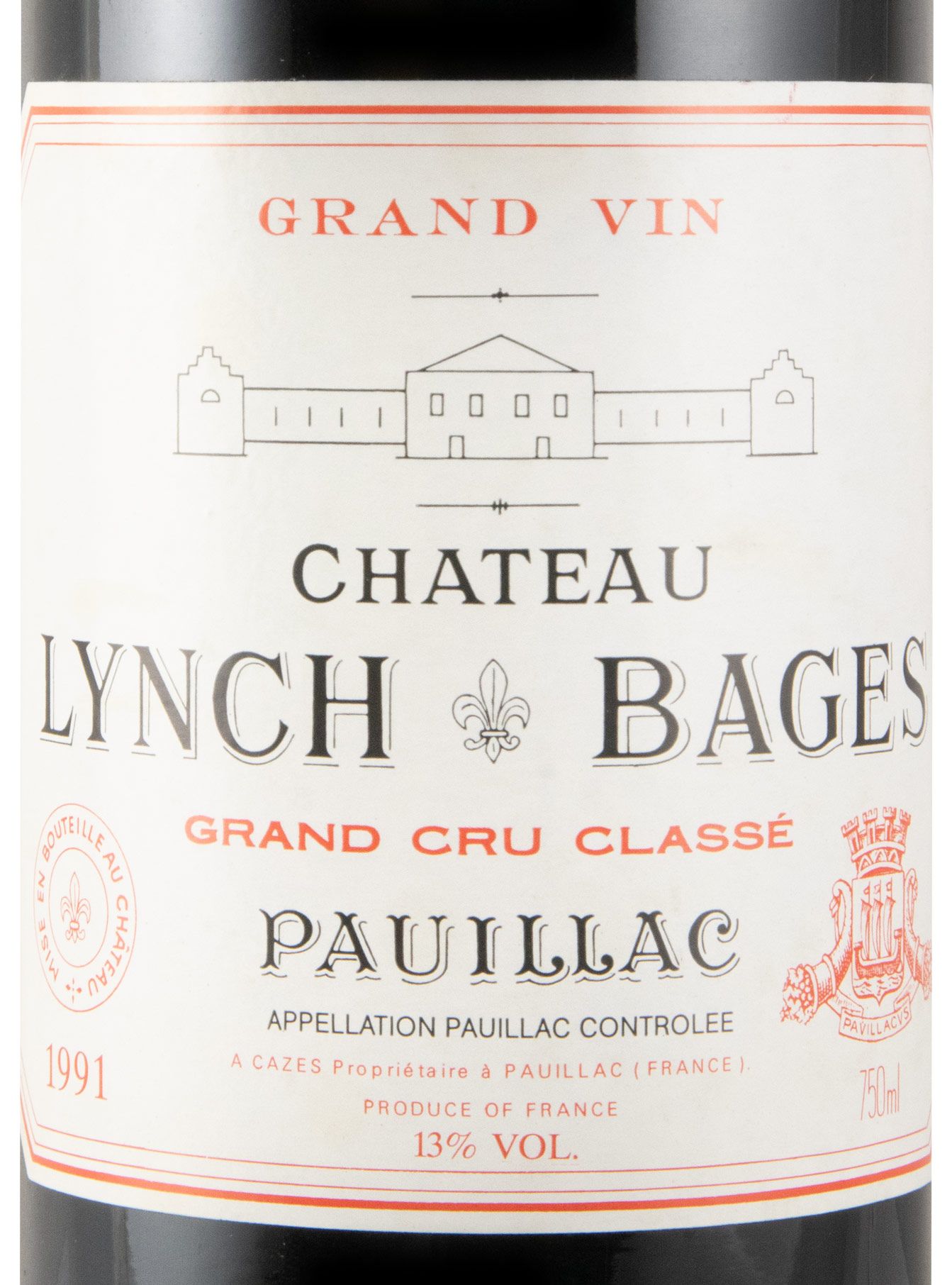 1991 Château Lynch-Bages Pauillac tinto