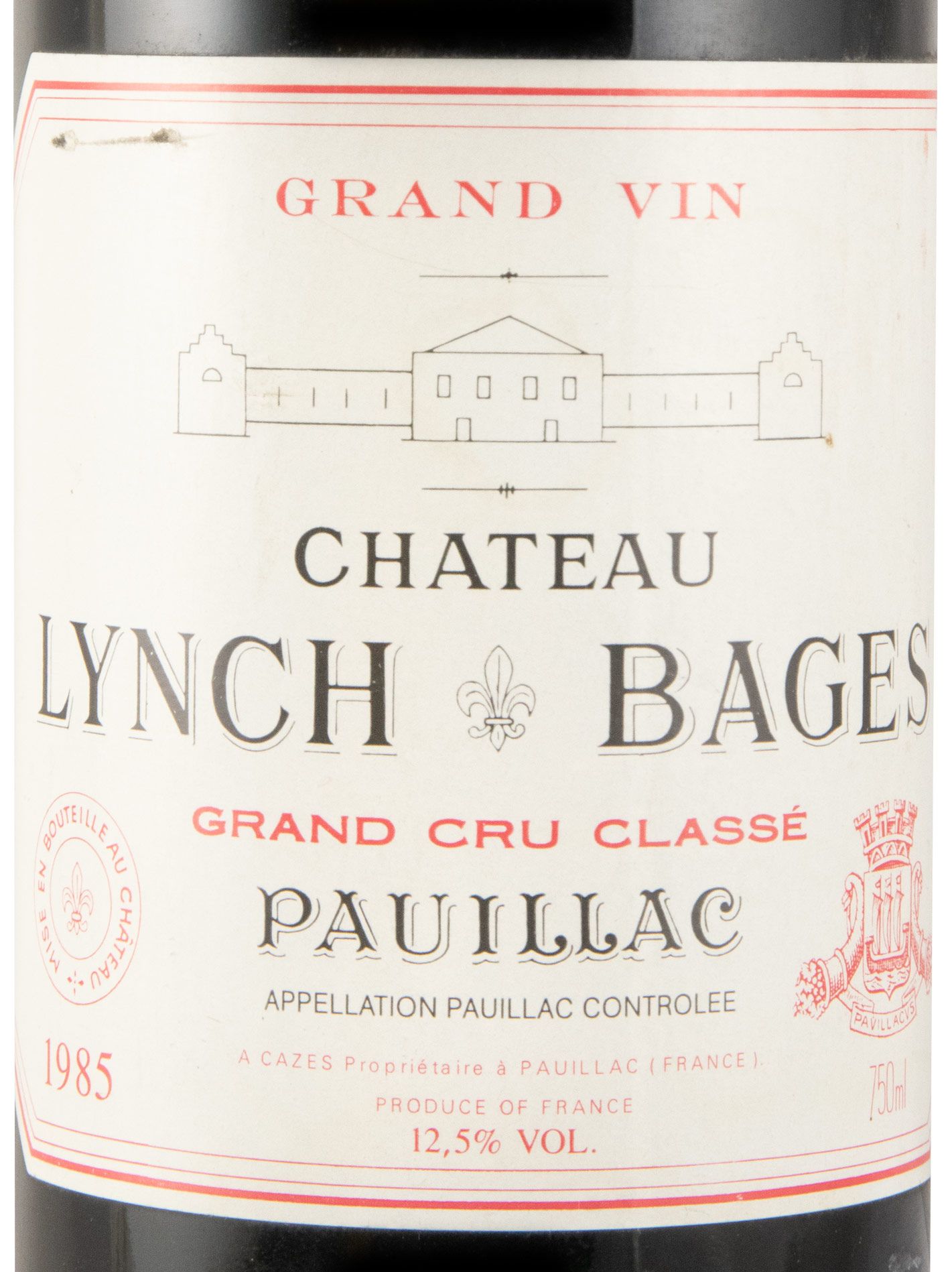 1985 Château Lynch-Bages Pauillac tinto