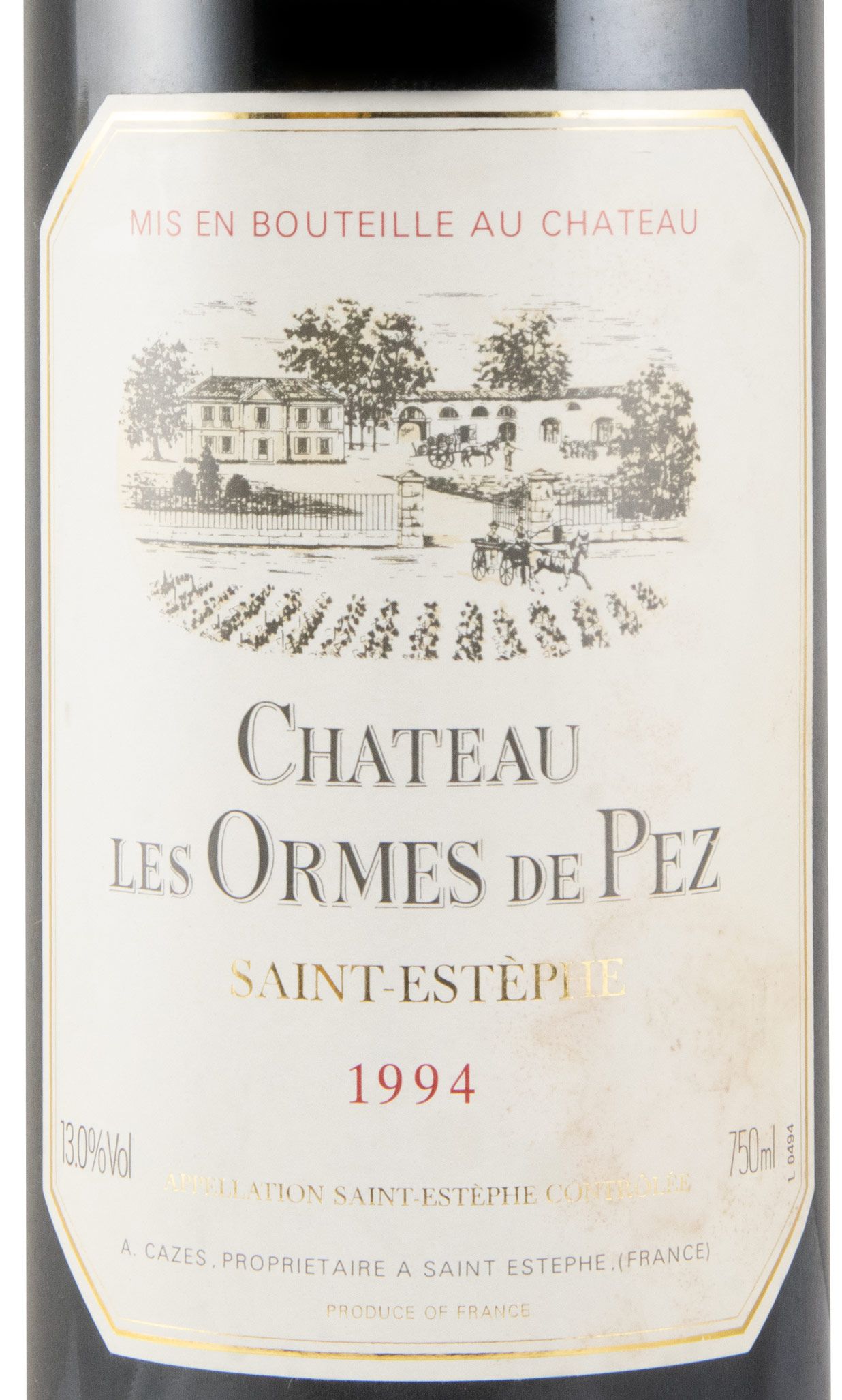 1994 Château Les Ormes de Pez Saint-Estèphe red