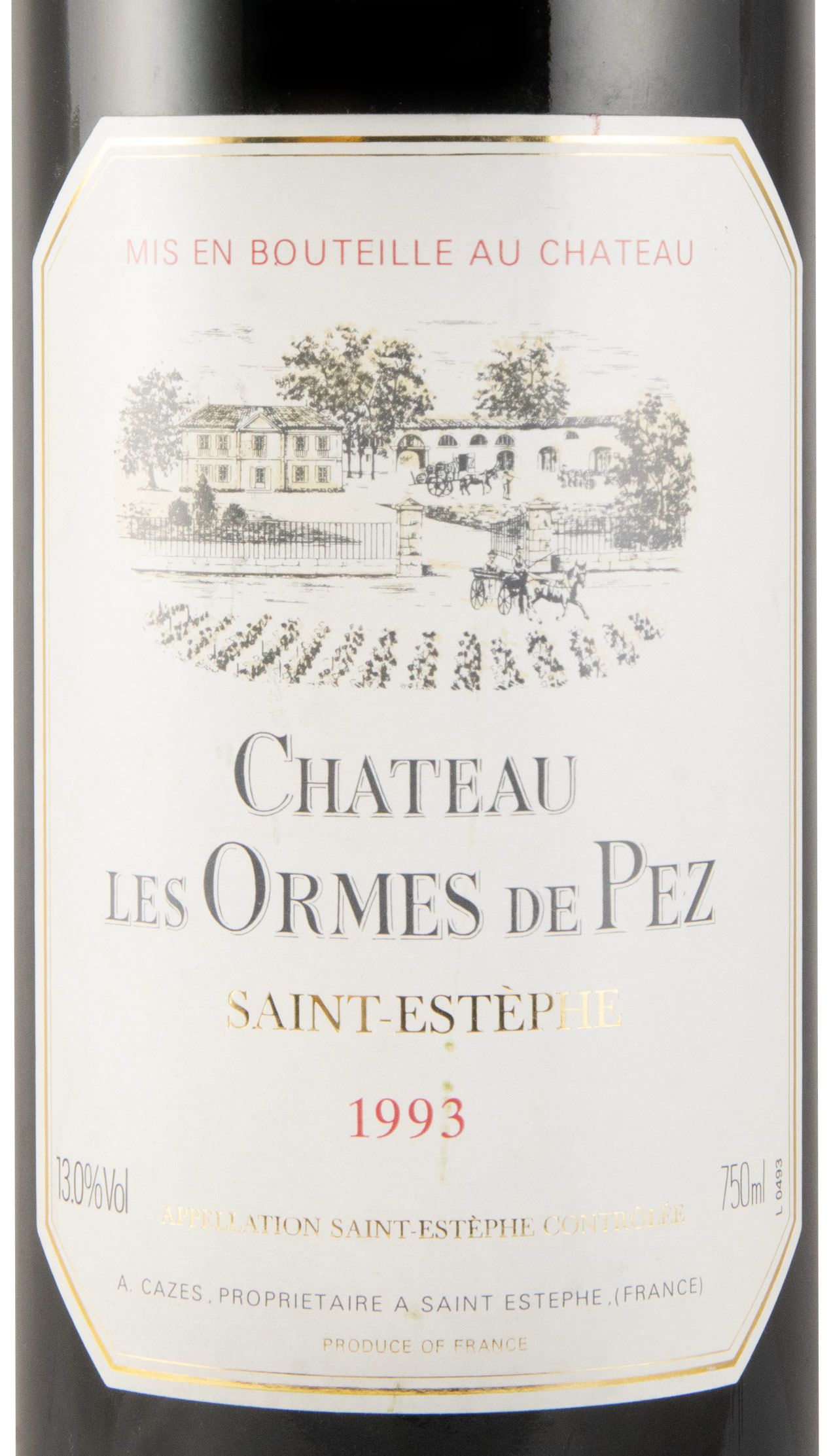 1993 Château Les Ormes de Pez Saint-Estèphe red