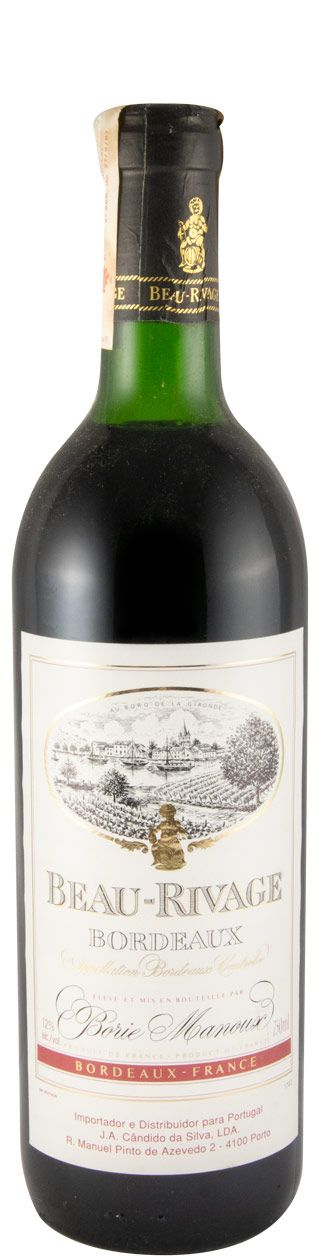 Borie-Manoux Beau-Rivage Bordeaux red (damaged label with no vintage year specified)