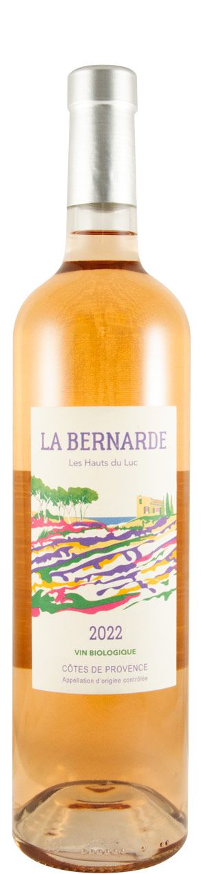 2022 Domaine La Bernarde Les Hauts du Luc Côtes de Provence biológico rosé