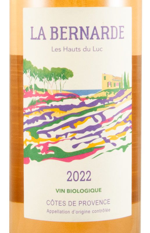 2022 Domaine La Bernarde Les Hauts du Luc Côtes de Provence biológico rosé