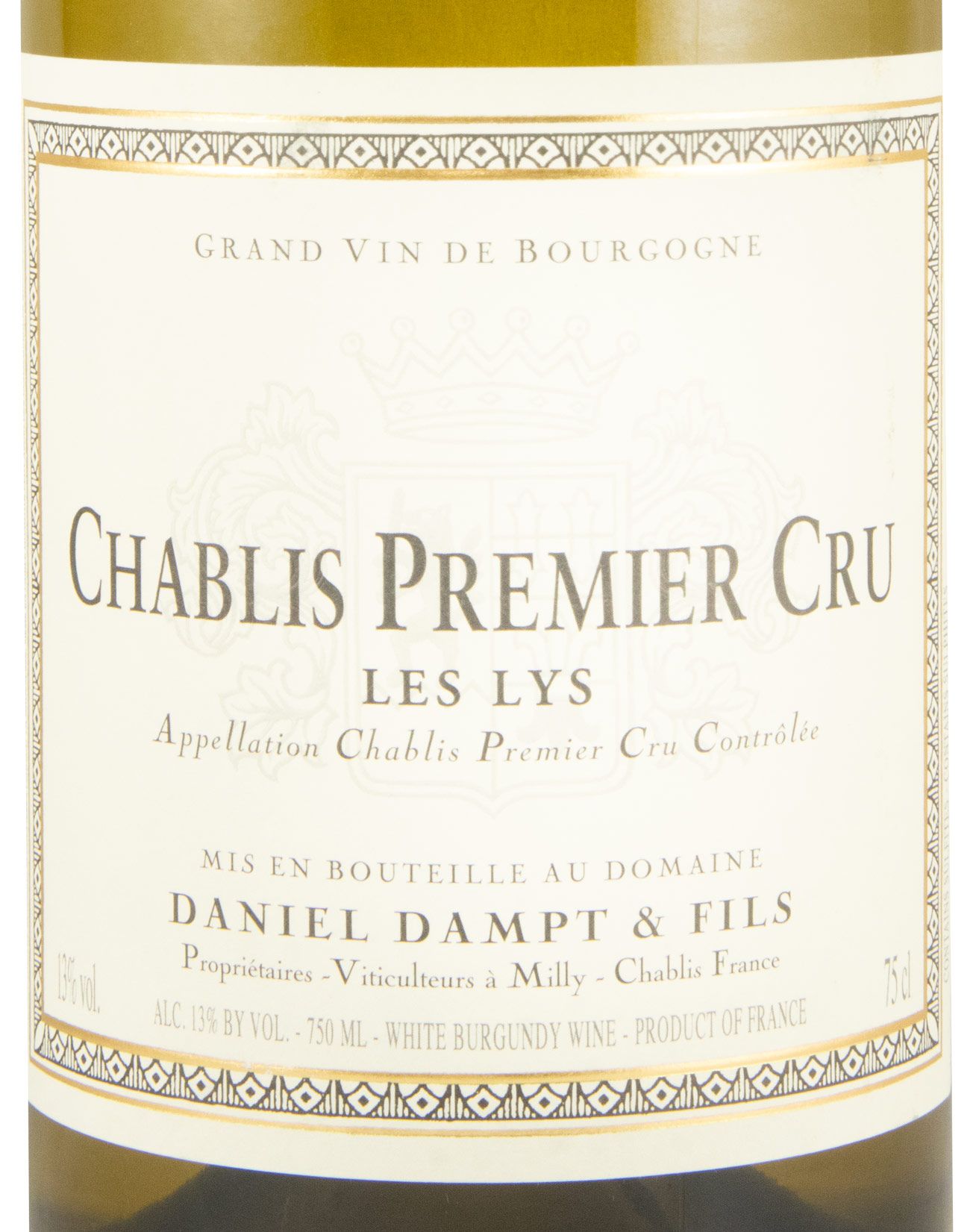 2023 Domaine Daniel Dampt Les Lys Premier Cru Chablis branco
