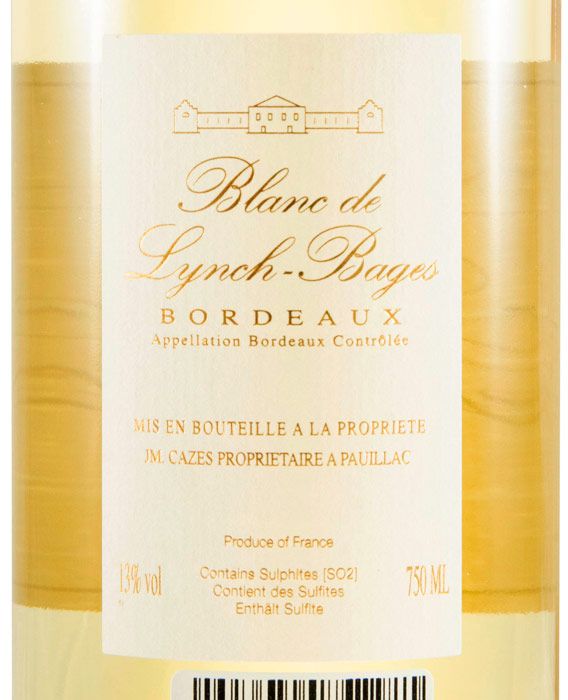 2023 Château Lynch-Bages Blanc de Lynch-Bages Pauillac branco