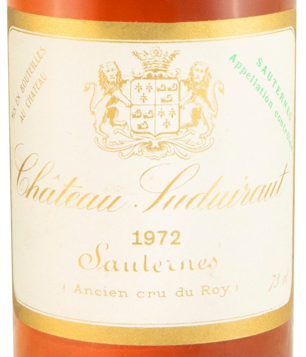 1972 Château Suduiraut Sauternes white
