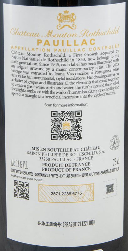 2023 Château Mouton Rothschild Pauillac tinto