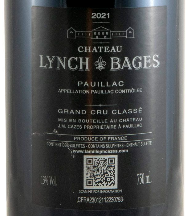 2021 Château Lynch-Bages Pauillac tinto