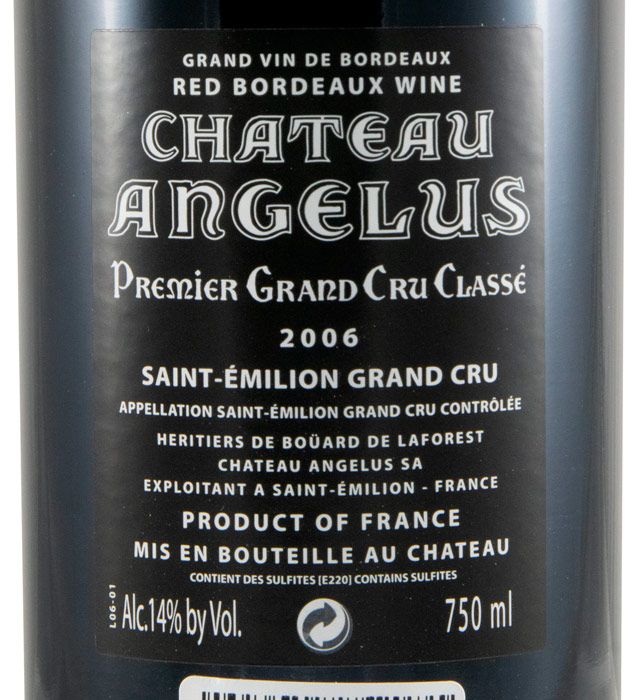 2006 Château Angelus Saint-Émilion tinto