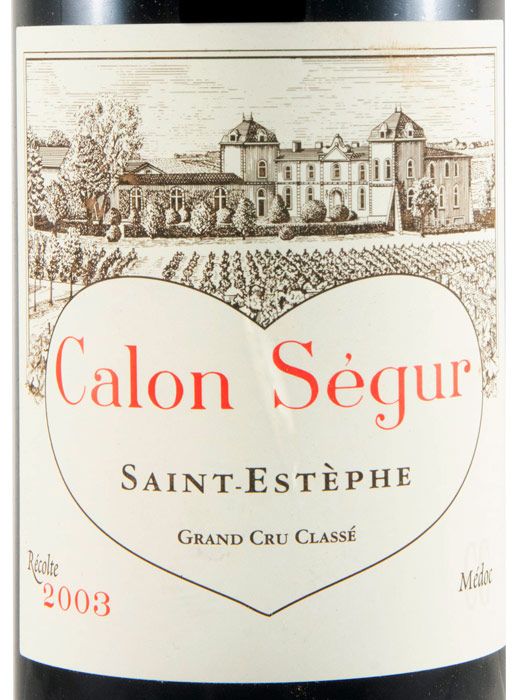 2003 Château Calon-Ségur Saint-Estèphe tinto