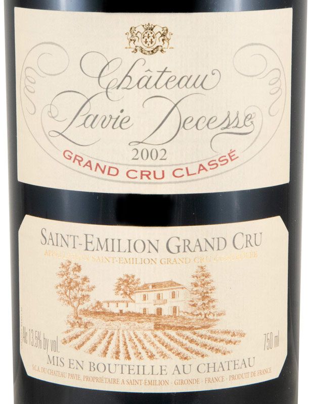 2002 Château Pavie-Decesse Saint-Émilion red