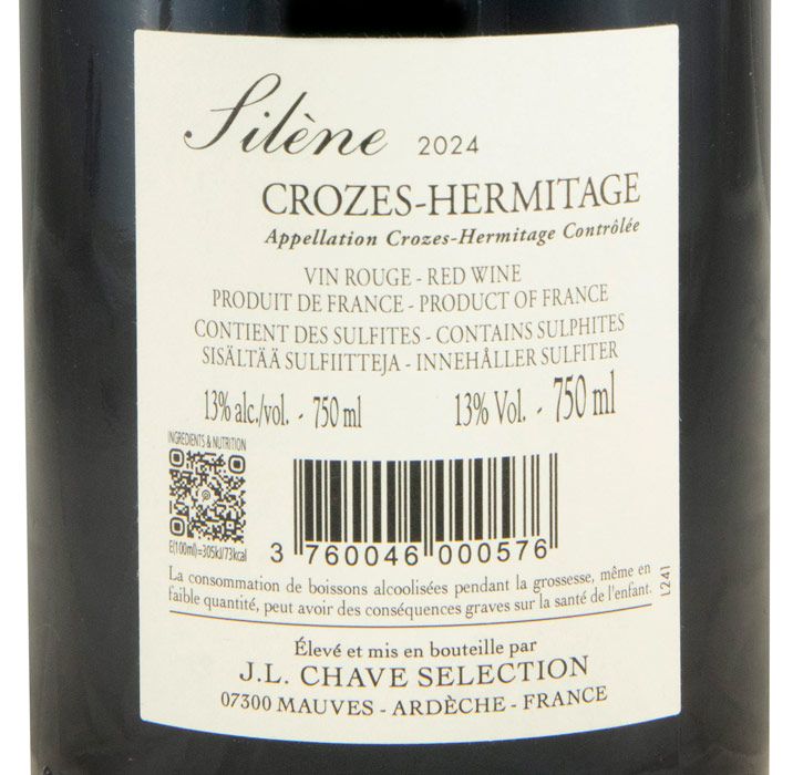 2024 Domaine Jean-Louis Chave Sélection Silène Crozes-Hermitage tinto