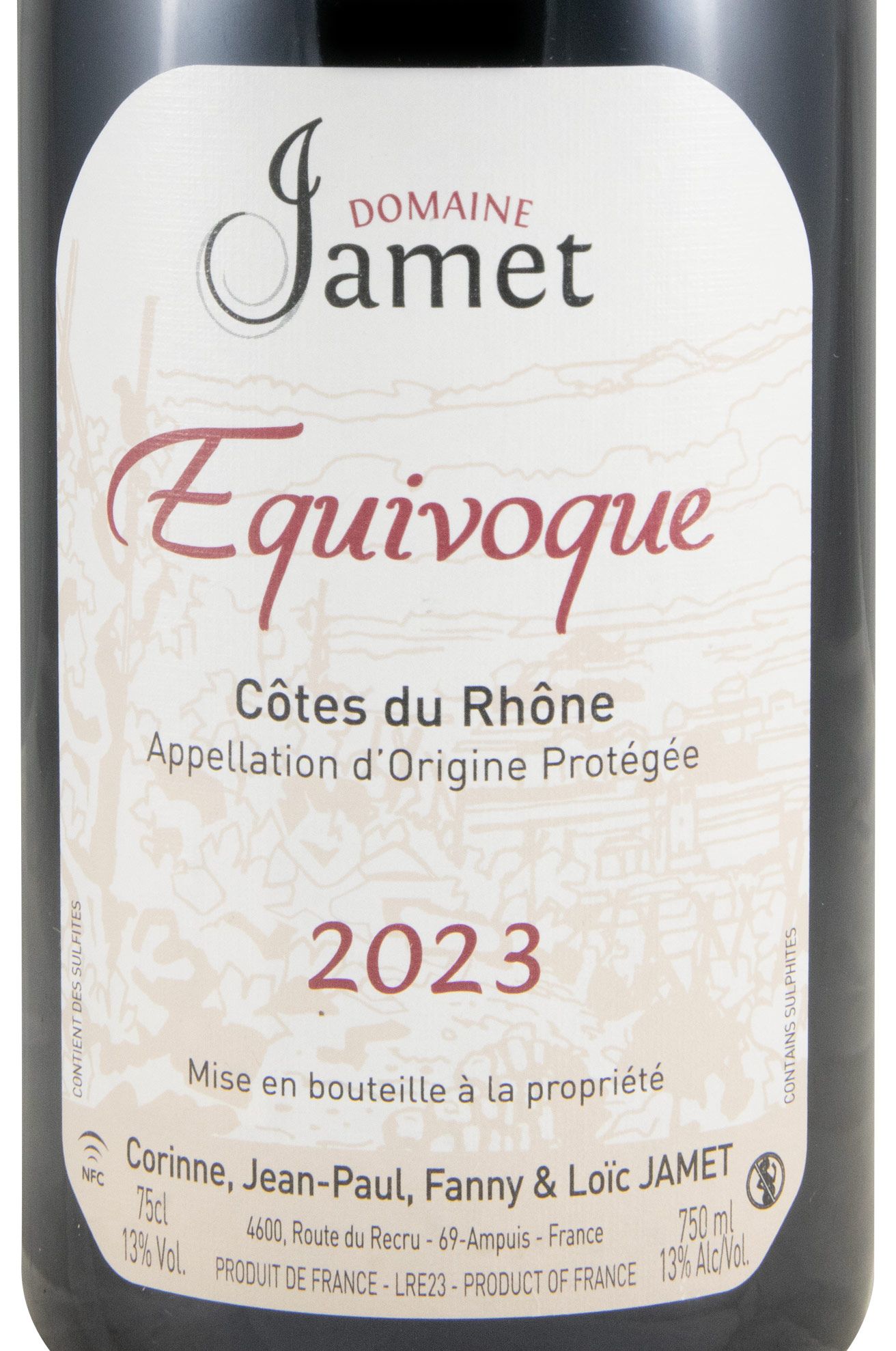 2023 Domaine Jamet Équivoque Côtes-du-Rhône tinto