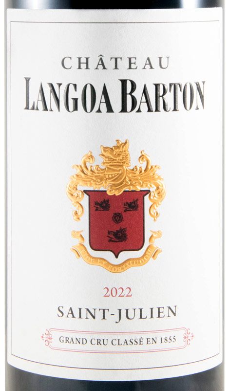 2022 Château Langoa Barton Saint-Julien red