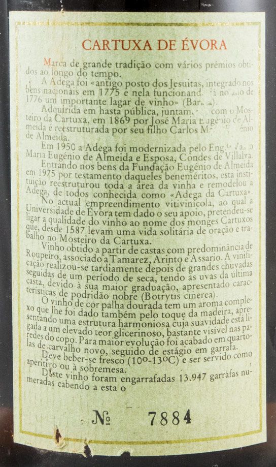 1986 Cartuxa Late Harvest white