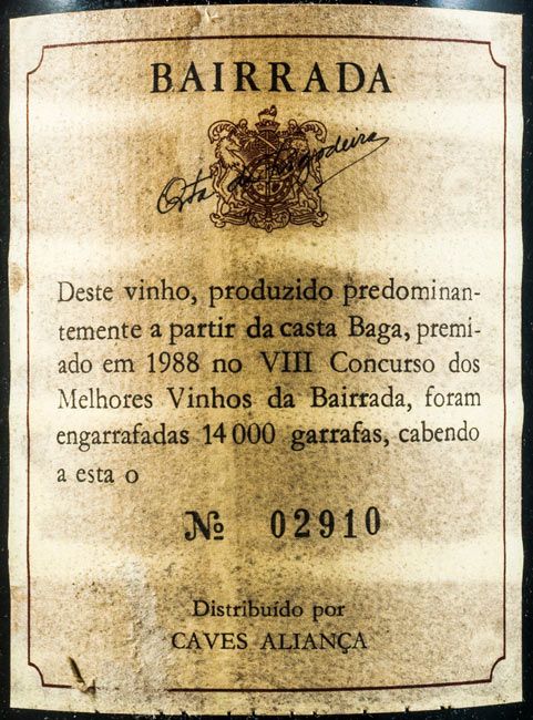 1987 Quinta da Rigodeira Reserva tinto