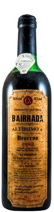 1983 Altíssimo Reserva red