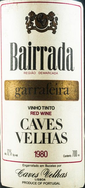 1980 Caves Velhas Garrafeira Bairrada tinto