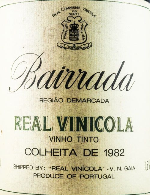 1982 Real Vinícola Bairrada tinto