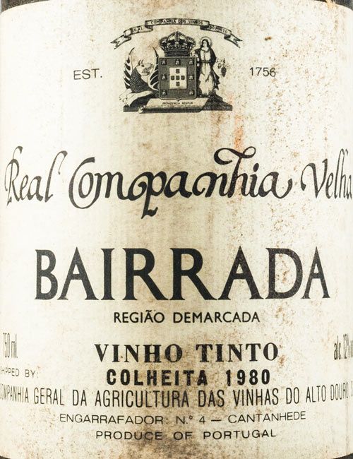 1980 Real Companhia Velha Colheita Bairrada tinto