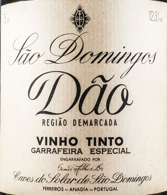 1980 São Domingos Dão Garrafeira Especial red