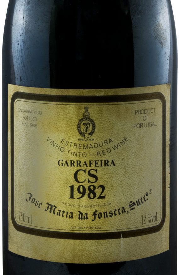 1982 José Maria da Fonseca CS Garrafeira red