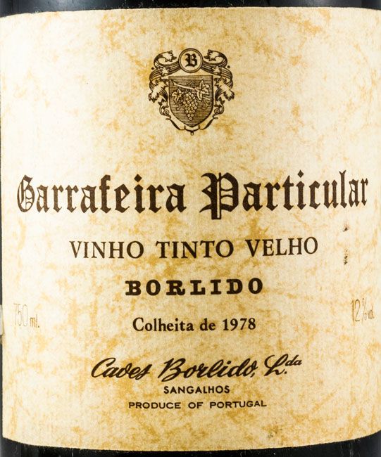 1978 Borlido Garrafeira Particular tinto