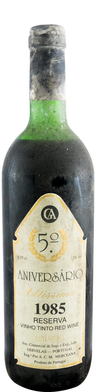 1985 Altíssima Reserva red