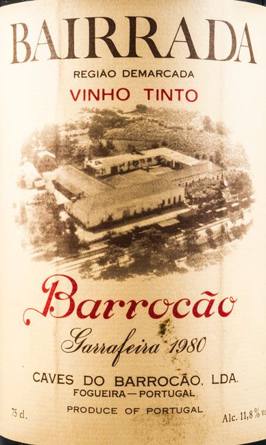 1980 Barrocão Garrafeira Bairrada tinto