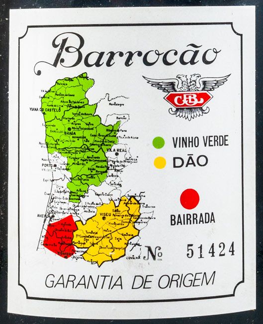 1980 Barrocão Garrafeira Bairrada tinto