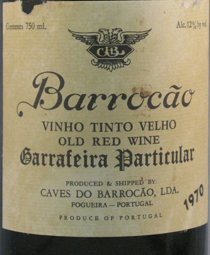 1970 Barrocão Garrafeira Particular tinto