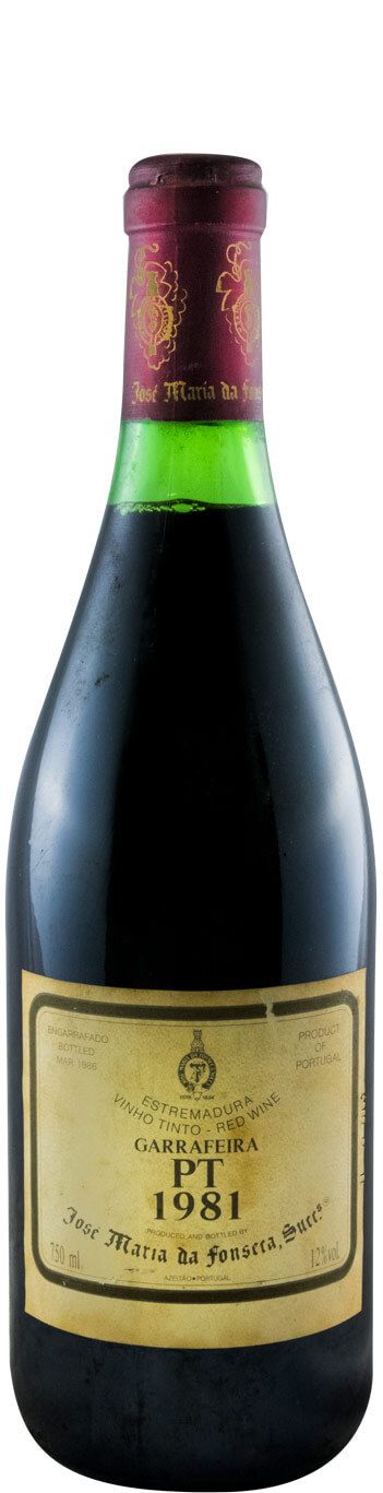 1981 José Maria da Fonseca PT Garrafeira red