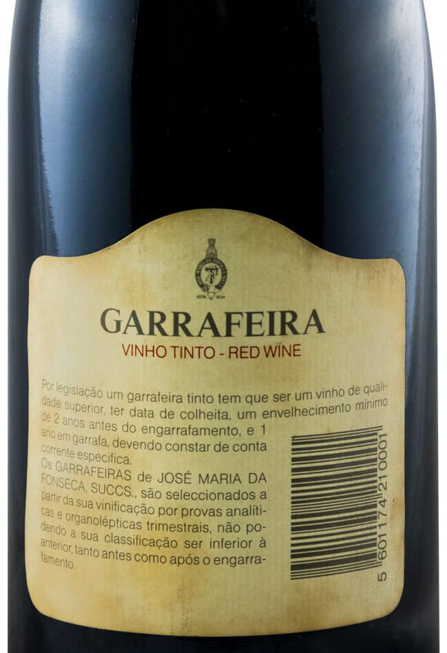 1981 José Maria da Fonseca PT Garrafeira red