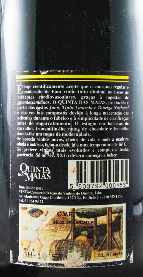 1995 Quinta das Maias red
