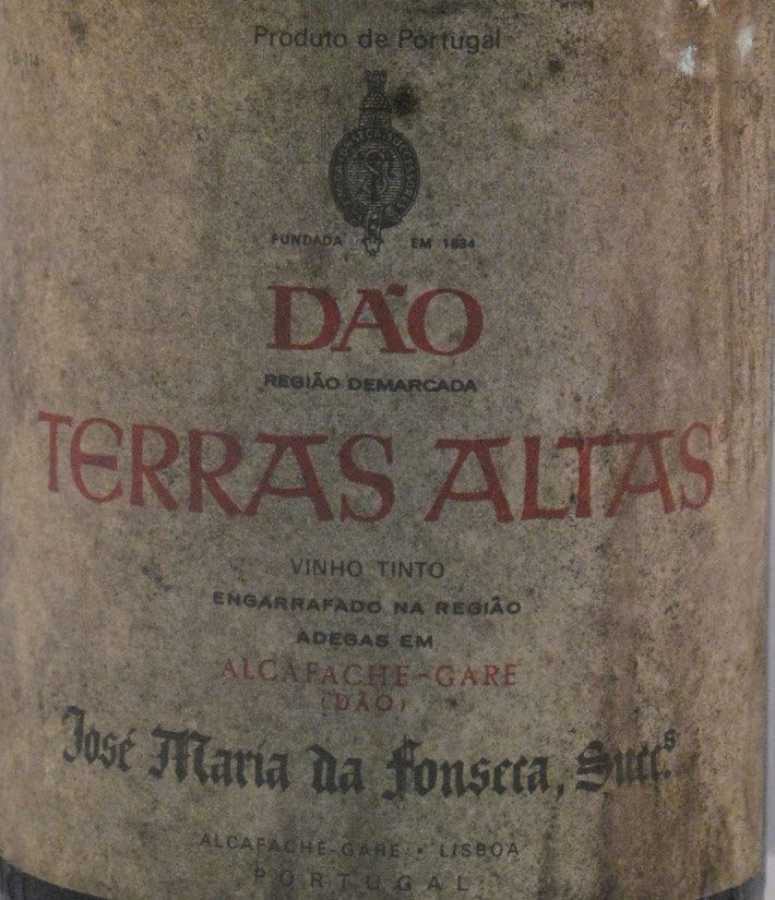 1969 José Maria da Fonseca Dão Terras Altas tinto