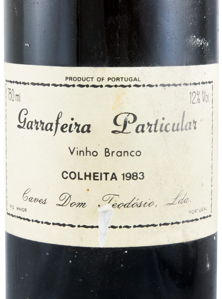 1983 Caves Dom Teodósio Garrafeira Particular branco