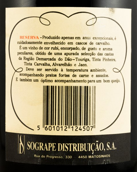 1983 Sogrape Reserva tinto